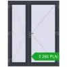 Pricing Internal doors 1600x2050 mm REHAU BASE 60 TERRACE (Т94) ANTHRACITE_GREY_STRUKTURAL two-sided. Price: 5 264.81 PLN