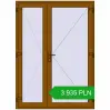 Pricing Internal doors 1600x2200 mm REHAU BASE 60 TERRACE (Т94) GOLDEN OAK two-sided. Price: 3934,66 zł