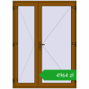 Pricing Internal doors 1600x2200 mm REHAU BASE 60 TERRACE (Т94) GOLDEN OAK two-sided. Price: 4963,51 zł