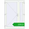 Pricing Internal doors 1400x2000 mm REHAU BASE 60 TERRACE (Т94) RAL 9016 Traffic white two-sided. Price: 2390,02 zł