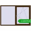Pricing Tilt-and-Turn 1800x1200 mm REHAU OPTIMUM EURO-DESIGN 70 DARK_OAK two-sided. Price: 2 229.44 PLN