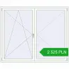Pricing Tilt-and-Turn 1930x1580 mm REHAU OPTIMUM EURO-DESIGN 70 RAL 9016 Traffic white two-sided. Price: 2 525.26 PLN