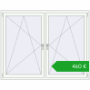 Pricing Tilt-and-Turn 1755x1370 mm REHAU ENERGY-SAVING SYNEGO MD RAL 9016 Traffic white two-sided. Price: 460,02 €
