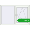 Pricing Tilt-and-Turn 1350x900 mm EPSILON OPTIMA ANTHRACITE_GREY_STRUKTURAL external. Price: 787,88 zł