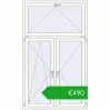 Ustalenie cen Tilt-and-Turn 1200x2000 mm REHAU OPTIMUM EURO-DESIGN 70 RAL 9016 Traffic white two-sided. Cena: 490,19 €