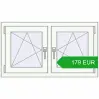 Pricing Tilt-and-Turn 990x560 mm REHAU OPTIMUM EURO-DESIGN 70 DARK_OAK external. Price: 178.55 EUR