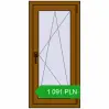 Pricing Tilt-and-Turn 540x1130 mm REHAU OPTIMUM EURO-DESIGN 70 GOLDEN OAK two-sided. Price: 1 091.46 PLN