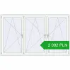 Pricing Tilt-and-Turn 2440x1450 mm REHAU OPTIMUM EURO-DESIGN 70 RAL 9016 Traffic white two-sided. Price: 2 091.98 PLN