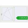 Pricing Tilt-and-Turn 1700x1000 mm REHAU OPTIMUM EURO-DESIGN 70 RAL 9016 Traffic white two-sided. Price: 1 578.82 PLN