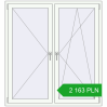 Pricing Tilt-and-Turn 1380x1500 mm REHAU OPTIMUM EURO-DESIGN 70 ANTHRACITE_GREY_STRUKTURAL external. Price: 2 163.14 PLN