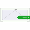 Pricing Tilt-and-Turn 1500x700 mm REHAU OPTIMUM EURO-DESIGN 70 RAL 9016 Traffic white two-sided. Price: 1 017.47 PLN