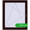Pricing Tilt-and-Turn 1100x1300 mm REHAU ENERGY-SAVING SYNEGO MD CHOCOLATE_BROWN two-sided. Price: 1 987.66 PLN