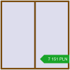 Pricing Tilt-and-Turn 2500x2500 mm REHAU BRILLANT DESIGN GOLDEN OAK two-sided. Price: 7 151.46 PLN
