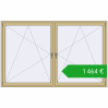 Ustalenie cen Okna skrzydłowe 2400x1500 mm ALU STANDARD 72 RAL 1000 Green beige dwustronny. Cena: 1464,42 €