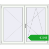Pricing Tilt-and-Turn 1460x1235 mm REHAU ENERGY-SAVING SYNEGO MD RAL 9016 Traffic white two-sided. Price: 548,24 €