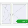 Pricing Tilt-and-Turn 1700x1400 mm REHAU ENERGY-SAVING SYNEGO MD RAL 9016 Traffic white two-sided. Price: 1866,12 zł