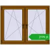 Ustalenie cen Okna skrzydłowe 1380x1085 mm REHAU ENERGY-SAVING SYNEGO MD GOLDEN OAK dwustronny. Cena: 2199,15 zł