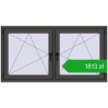 Pricing Tilt-and-Turn 1545x815 mm REHAU ENERGY-SAVING SYNEGO MD BASALT_GREY two-sided. Price: 1813,40 zł