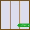 Pricing Tilt-and-Turn 2300x2300 mm REHAU OPTIMUM EURO-DESIGN 70 GOLDEN OAK two-sided. Price: 4 033.93 PLN