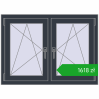 Ustalenie cen Okna skrzydłowe 1065x770 mm REHAU ENERGY-SAVING SYNEGO MD ANTHRACITE_GREY_STRUKTURAL dwustronny. Cena: 1617,83 zł