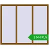 Pricing Tilt-and-Turn 1800x1500 mm REHAU OPTIMUM EURO-DESIGN 70 GOLDEN OAK two-sided. Price: 2 544.05 PLN