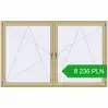 Pricing Tilt-and-Turn 2400x1500 mm ALU STANDARD 72 RAL 1000 Green beige two-sided. Price: 8 235.92 PLN