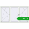 Pricing Tilt-and-Turn 2400x1400 mm REHAU OPTIMUM EURO-DESIGN 70 RAL 9016 Traffic white two-sided. Price: 2642,30 zł