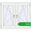 Pricing Tilt-and-Turn 1095x950 mm REHAU ENERGY-SAVING SYNEGO MD GOLDEN OAK external. Price: 346,06 €