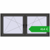 Ustalenie cen Okna skrzydłowe 1770x830 mm REHAU ENERGY-SAVING SYNEGO MD BASALT_GREY dwustronny. Cena: 463,52 €