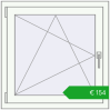 Pricing Tilt-and-Turn 800x800 mm CLASICTHERM 70 RAL 9016 Biały two-sided. Price: 154,21 €