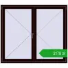 Pricing Tilt-and-Turn 1600x1400 mm REHAU OPTIMUM EURO-DESIGN 70 CHOCOLATE_BROWN two-sided. Price: 2178,24 zł