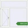 Pricing Tilt-and-Turn 1500x1500 mm KORSA ENERGY-SAVING REHAU SYNEGO MD. Price: 808.29 EUR