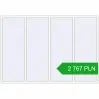 Pricing Tilt-and-Turn 2600x1800 mm REHAU BRILLANT DESIGN RAL 9016 Traffic white two-sided. Price: 2 766.54 PLN