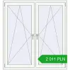 Pricing Tilt-and-Turn 1400x1500 mm REHAU OPTIMUM EURO-DESIGN 70 RAL 9016 Traffic white two-sided. Price: 2 010.89 PLN
