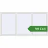 Pricing Tilt-and-Turn 2000x1000 mm KORSA ENERGY-SAVING REHAU SYNEGO MD. Price: 701.01 EUR