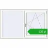 Pricing Tilt-and-Turn 1450x900 mm EPSILON OPTIMA RAL 9016 Traffic white two-sided. Price: 638,17 zł
