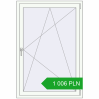 Pricing Tilt-and-Turn 1000x1470 mm REHAU OPTIMUM EURO-DESIGN 70 RAL 9016 Traffic white two-sided. Price: 1006,38 zł