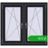 Pricing Tilt-and-Turn 1005x920 mm REHAU ENERGY-SAVING SYNEGO MD BLACK_ULTI-MATT two-sided. Price: 1612,07 zł
