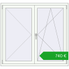 Pricing Tilt-and-Turn 1400x1300 mm KORSA BRILLANT DESIGN. Price: 740,31 €