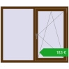 Pricing Tilt-and-Turn 1450x1200 mm EPSILON OPTIMA WALNUT two-sided. Price: 183,17 €