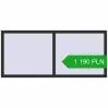 Pricing Tilt-and-Turn 1800x800 mm REHAU OPTIMUM EURO-DESIGN 70 ANTHRACITE_GREY_GLATT two-sided. Price: 1 190 PLN