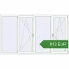 Pricing Tilt-and-Turn 2400x1400 mm KORSA ENERGY-SAVING REHAU SYNEGO MD. Price: 813.27 EUR