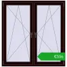 Pricing Tilt-and-Turn 1395x1445 mm REHAU ENERGY-SAVING SYNEGO MD CHOCOLATE_BROWN two-sided. Price: 556,12 €
