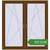 Pricing Tilt-and-Turn 1500x1600 mm KORSA OPTIMUM REHAU EURO 70. Price: 972.24 EUR