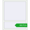 Pricing Tilt-and-Turn 1000x1200 mm REHAU OPTIMUM EURO-DESIGN 70 RAL 9016 Traffic white two-sided. Price: 692.62 PLN