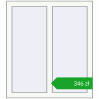 Pricing Tilt-and-Turn 800x900 mm REHAU OPTIMUM EURO-DESIGN 70 RAL 9016 Traffic white two-sided. Price: 346,31 zł