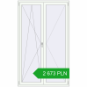 Pricing Tilt-and-Turn 1300x2150 mm REHAU OPTIMUM EURO-DESIGN 70 RAL 9016 Traffic white two-sided. Price: 2 672.54 PLN