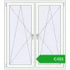 Pricing Tilt-and-Turn 1290x1460 mm REHAU ENERGY-SAVING SYNEGO MD BLACK_BROWN external. Price: 488,01 €