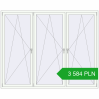 Pricing Tilt-and-Turn 2500x2000 mm REHAU ENERGY-SAVING SYNEGO MD RAL 9016 Traffic white two-sided. Price: 3 584.47 PLN