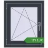 Pricing Tilt-and-Turn 600x700 mm KORSA OPTIMUM REHAU EURO 70. Price: 123 EUR